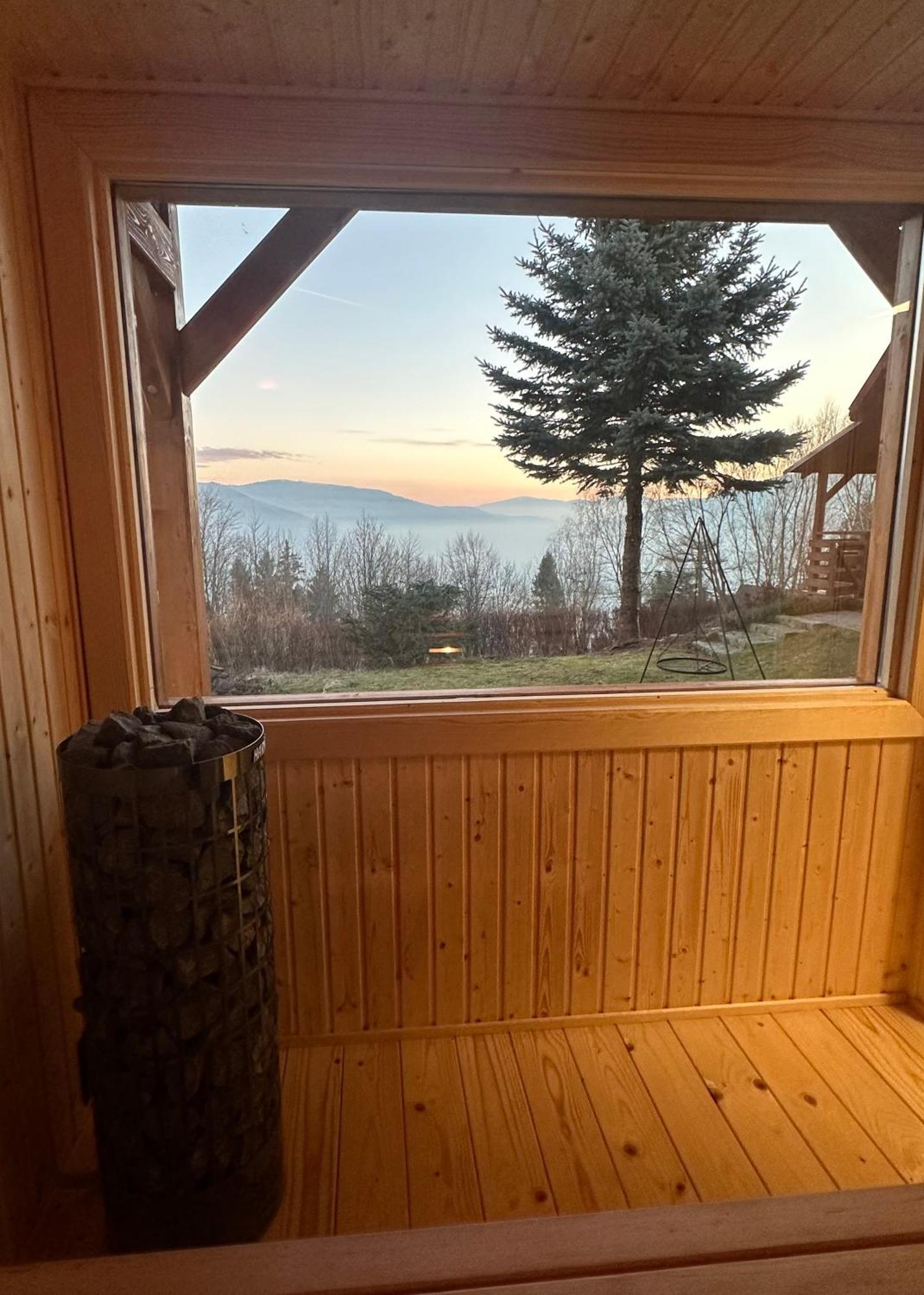 Domek Na Hrobaczej - Jacuzzi&Sauna Międzybrodzie Bialskie Exterior foto